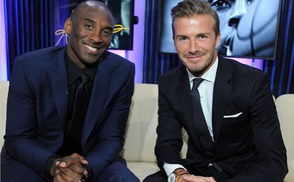 David Beckham era un gran admirador del cinco veces campeón de la NBA. (@davidbeckham)