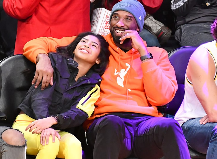 Kobe y Gianna. (Foto: TMZ)