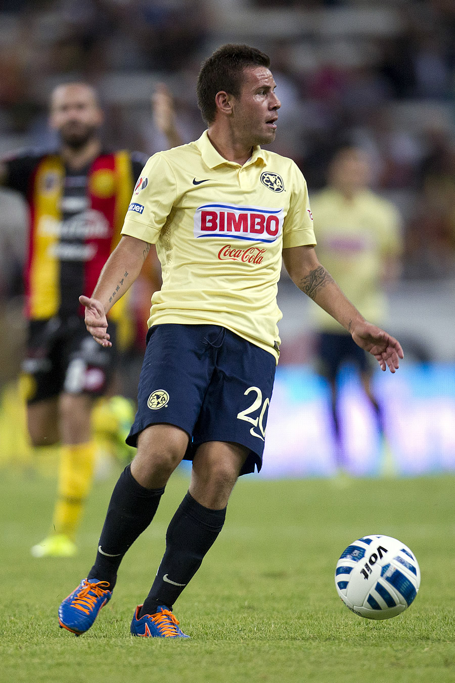 Cristian Insaurralde: las lesiones nunca dejaron brillar al delantero paraguayo, pero puede presumir que fue Campeón con las Águilas. (Foto: Mexsport)