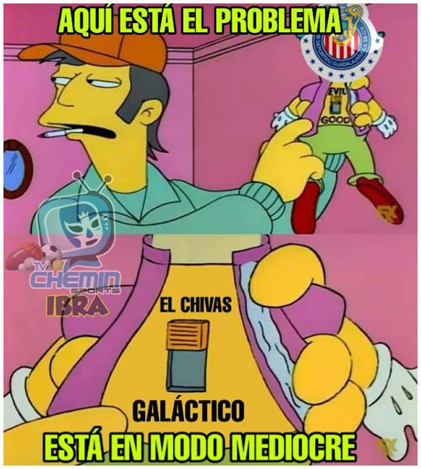 Los memes no perdonaron la eliminación de las Chivas.