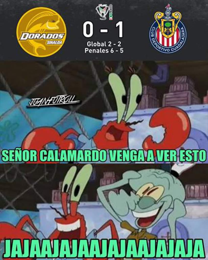Los memes no perdonaron la eliminación de las Chivas.