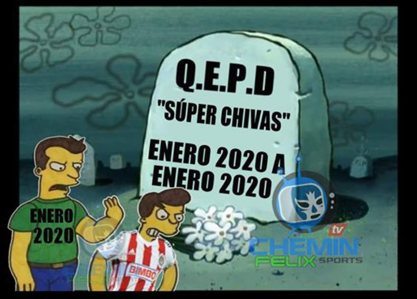 Los memes no perdonaron la eliminación de las Chivas.