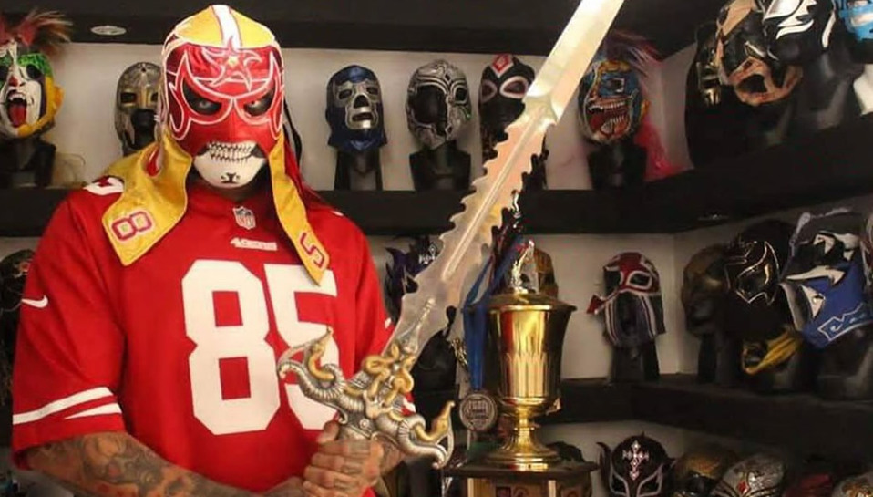 Pentagón Jr. es gran amigo de George Kittle. (Foto: Instagram penta_zero_miedo)