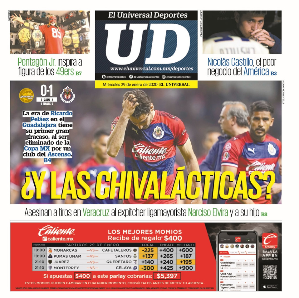 Portadas de diarios deportivos del mundo del 29 de enero del 2020