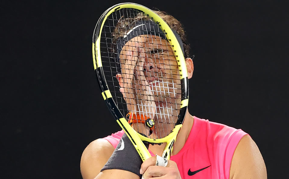 Rafael Nadal no pudo acceder a las Semifinales del Australia Open. Foto: AFP