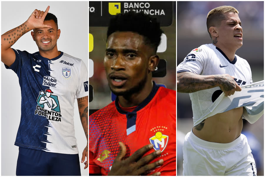 Futbolistas como Cardona, Borja  e Iturbe se lograron colocar en la Liga MX de último momento. FOTOS: Mexsport.