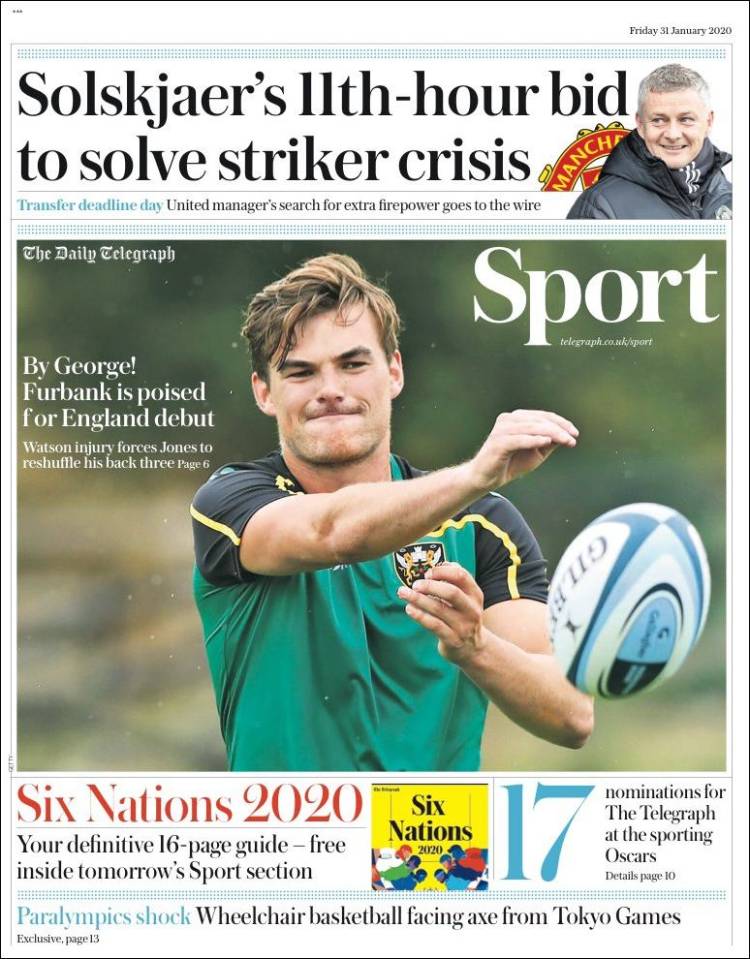 Portadas de diarios deportivos del mundo del 31 de enero del 2020