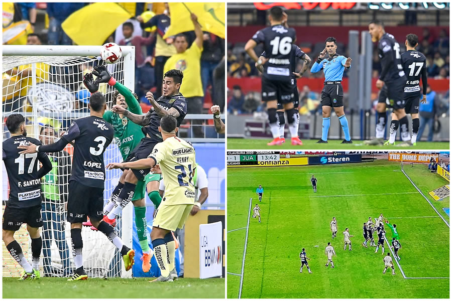 El primer gol de Juárez estuvo lleno de polémica. FOTOS: Imago7.
