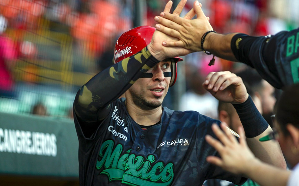 México tuvo una reacción ofensiva en la novena entrada para quitarse la blanqueada. (Foto: @clubtomateros)