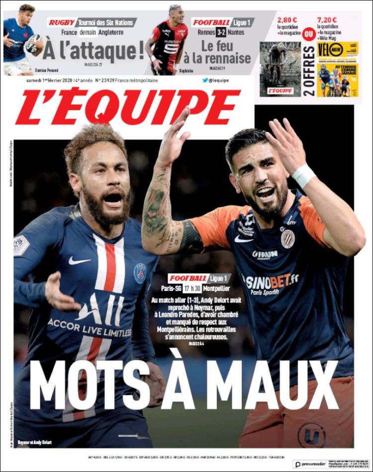 Portadas de diarios deportivos del mundo del 1 de febrero del 2020