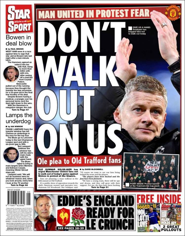 Portadas de diarios deportivos del mundo del 1 de febrero del 2020