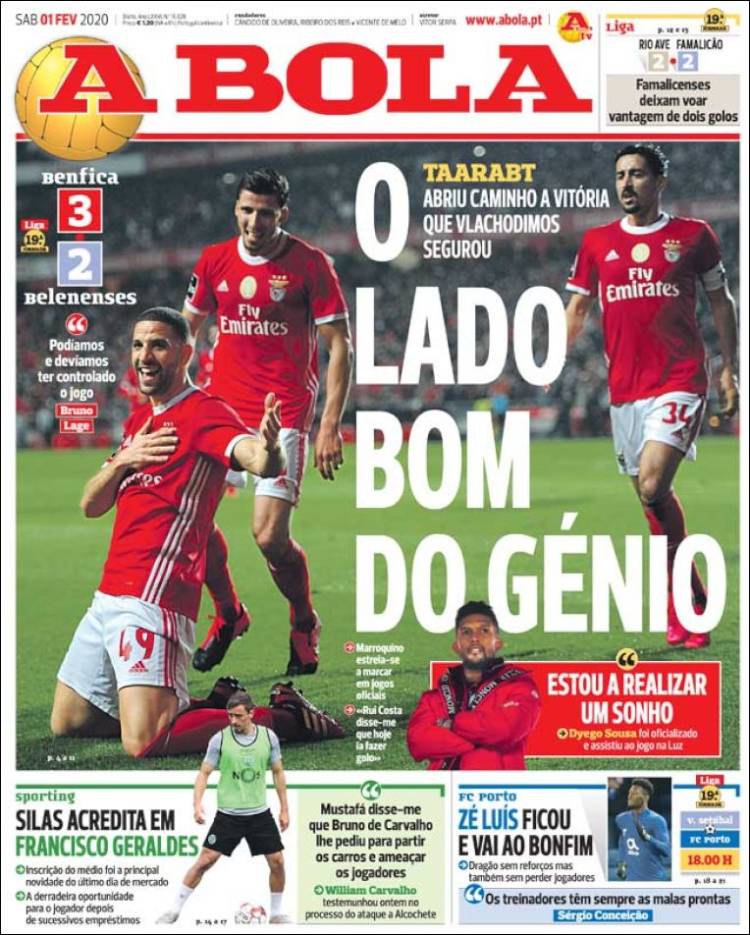 Portadas de diarios deportivos del mundo del 1 de febrero del 2020