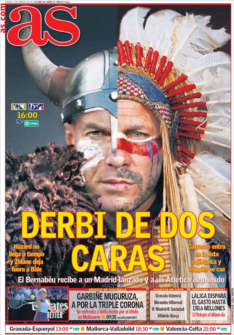 Portadas de diarios deportivos del mundo del 1 de febrero del 2020