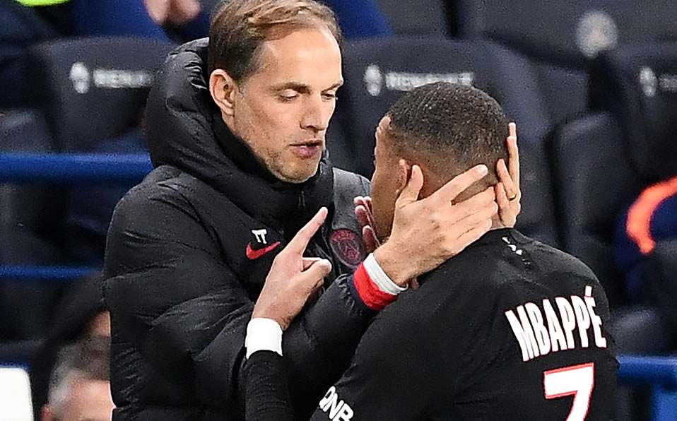 Mbappé y Tuchel tuvieron un incidente el pasado sábado. Foto: AFP
