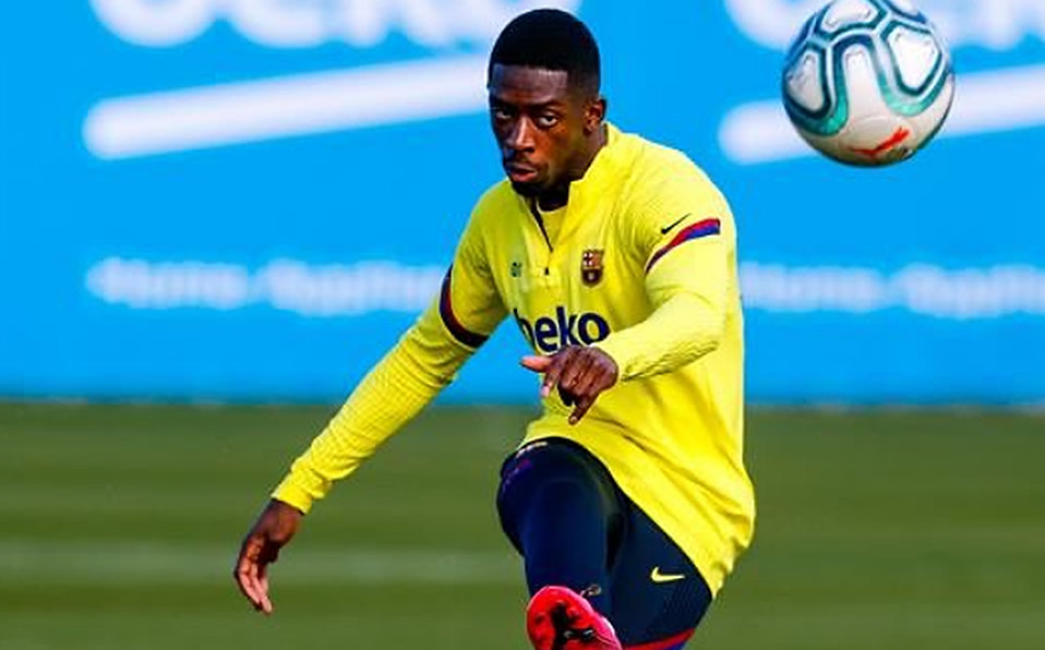 Ousmane no juega con los Culés desde noviembre 27. (@FCBarcelona)