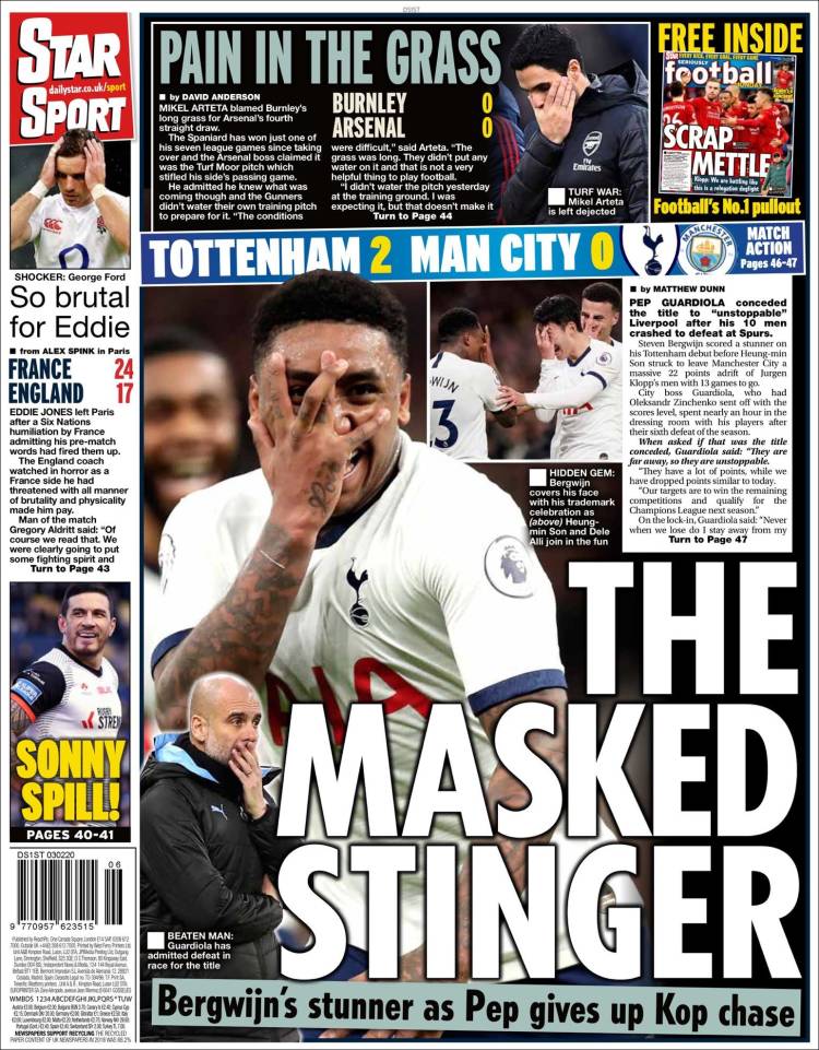 Portadas de diarios deportivos del mundo del 3 de febrero del 2020