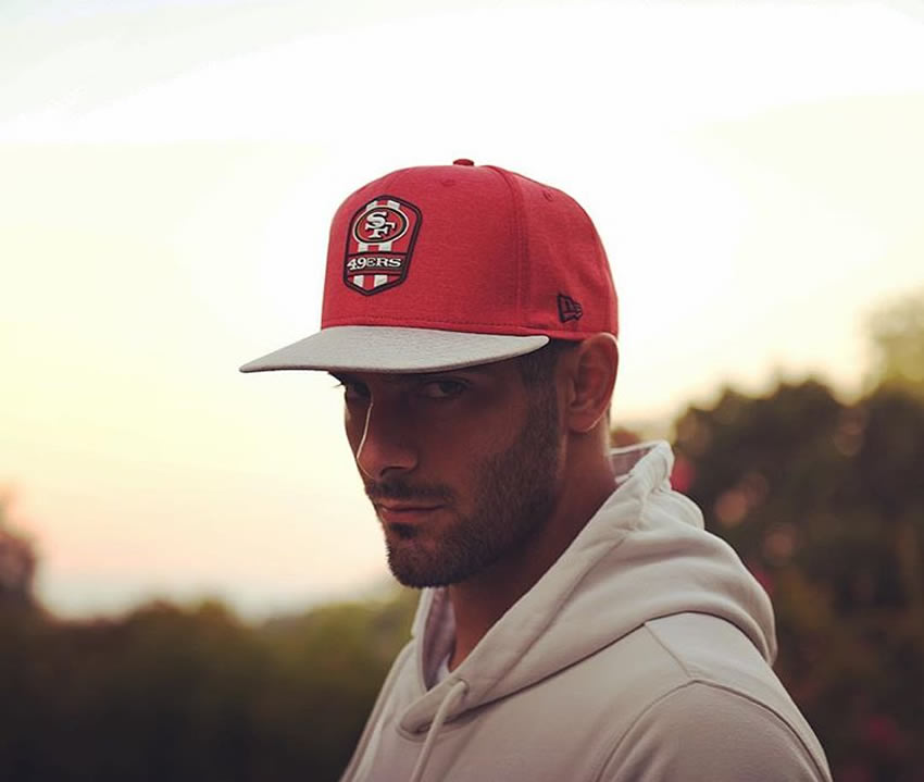 En las redes se hizo tendencia y como búsqueda era 'Garoppolo guapo'. Foto: Instagram @jimmypolo10