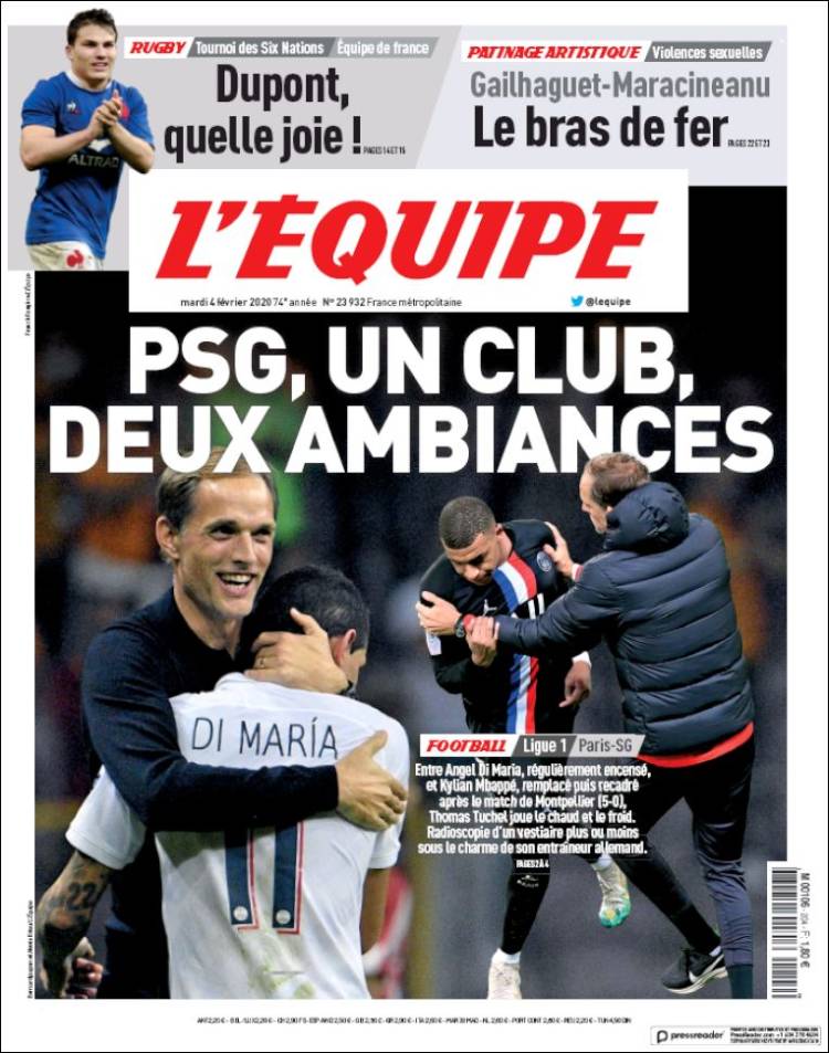 Portadas de diarios deportivos del mundo del 4 de febrero del 2020