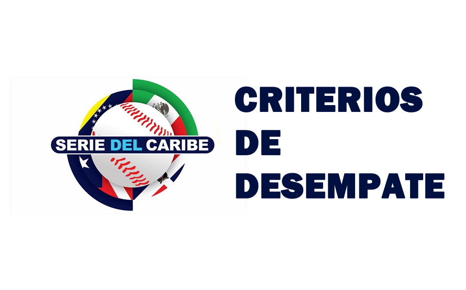 Reglas de desempate de la Serie del Caribe