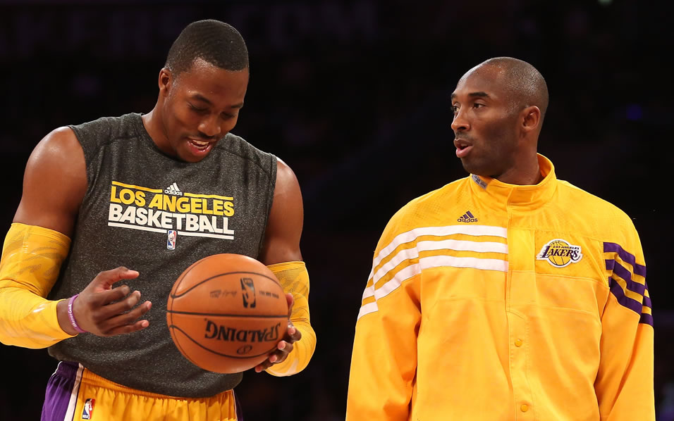 Howard y Bryant jugaron juntos en los Lakers. (AFP)