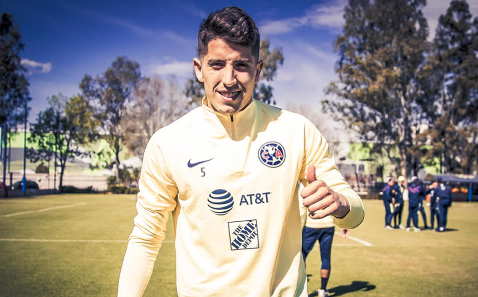 Cáseres llegó para cubrir la baja de Guido. (@ClubAmerica)