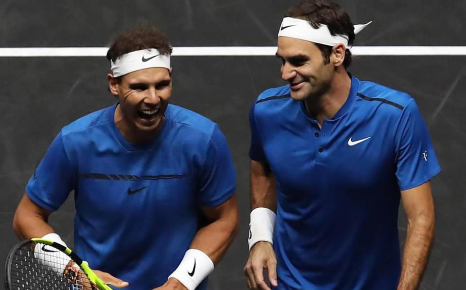Los dos tenistas mantienen una gran relación. (AFP)
