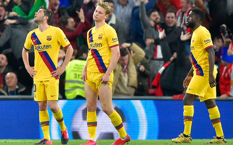 La eliminación del Barcelona fue duramente criticada por Dugarry, exjugador blaugrana. Foto: AFP