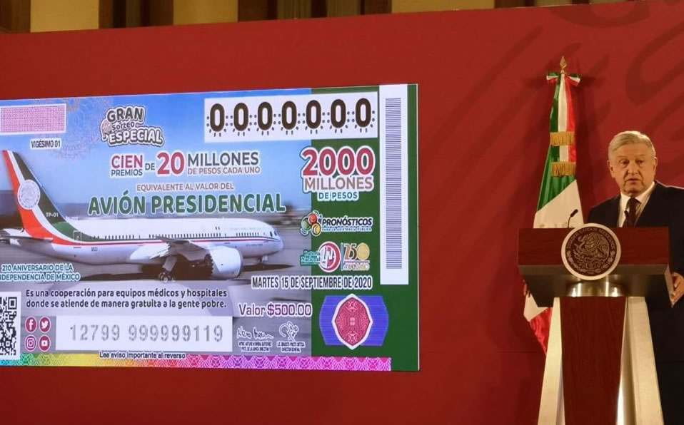 Estarán disponible 6 mil 'cachitos' al boleto. (presidencia)