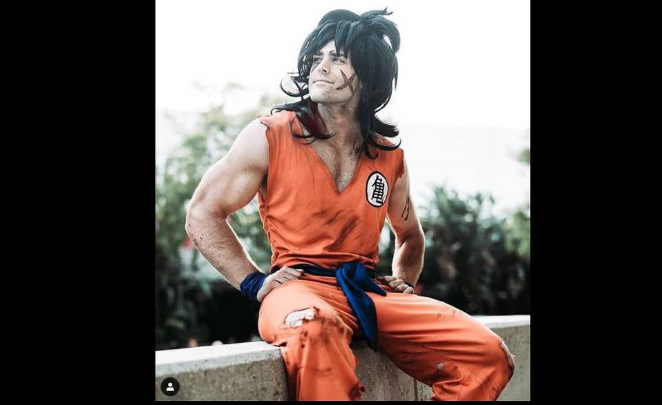 Alex Drastal como Yamcha (Foto: @alexdrastal)