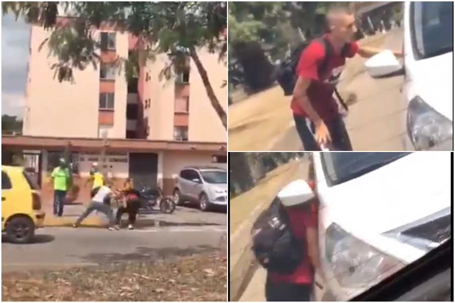 El asesinato quedó filmado en video por un ciudadano colombiano.