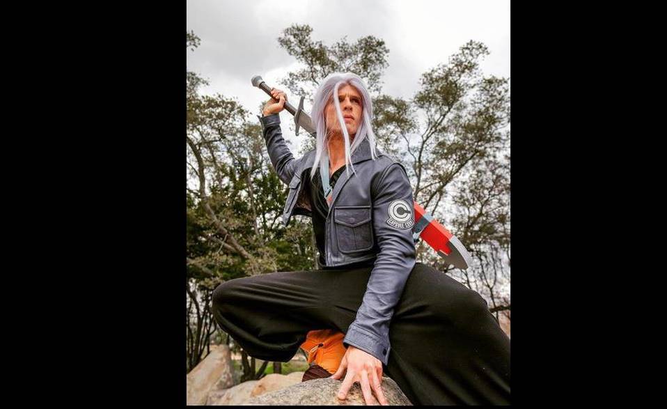 Julian Jay Louw como Trunks del futuro (Foto: @julianjaye)