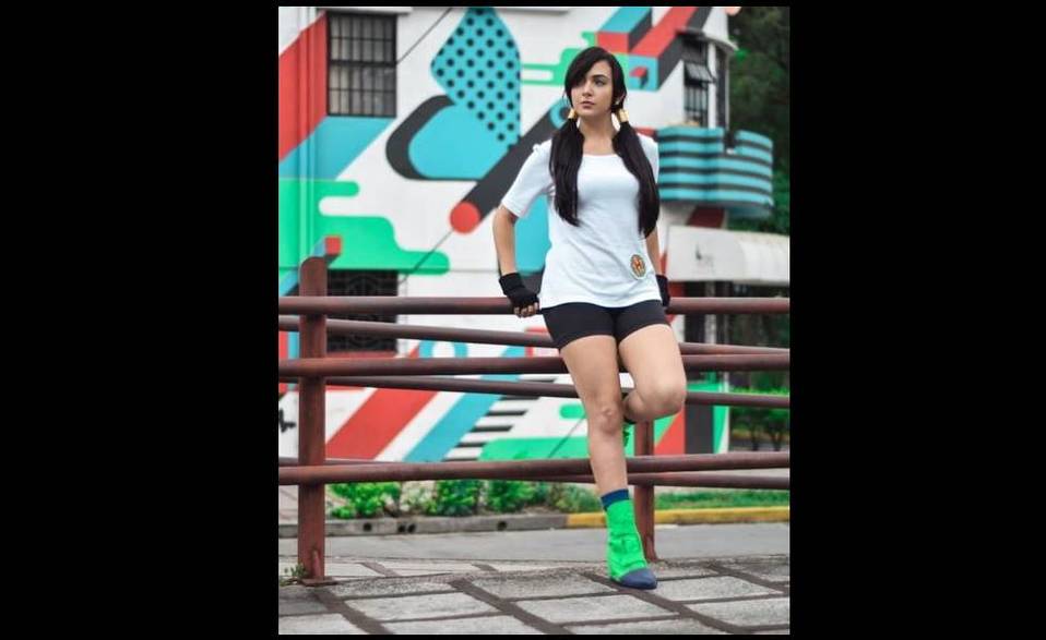Melissa Salazar como Videl (Foto: @melaria_cos)