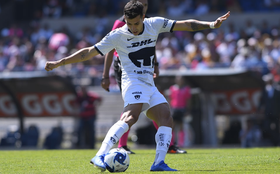 Los dos goles del argentino con Pumas han sido en CU. (Imago7)