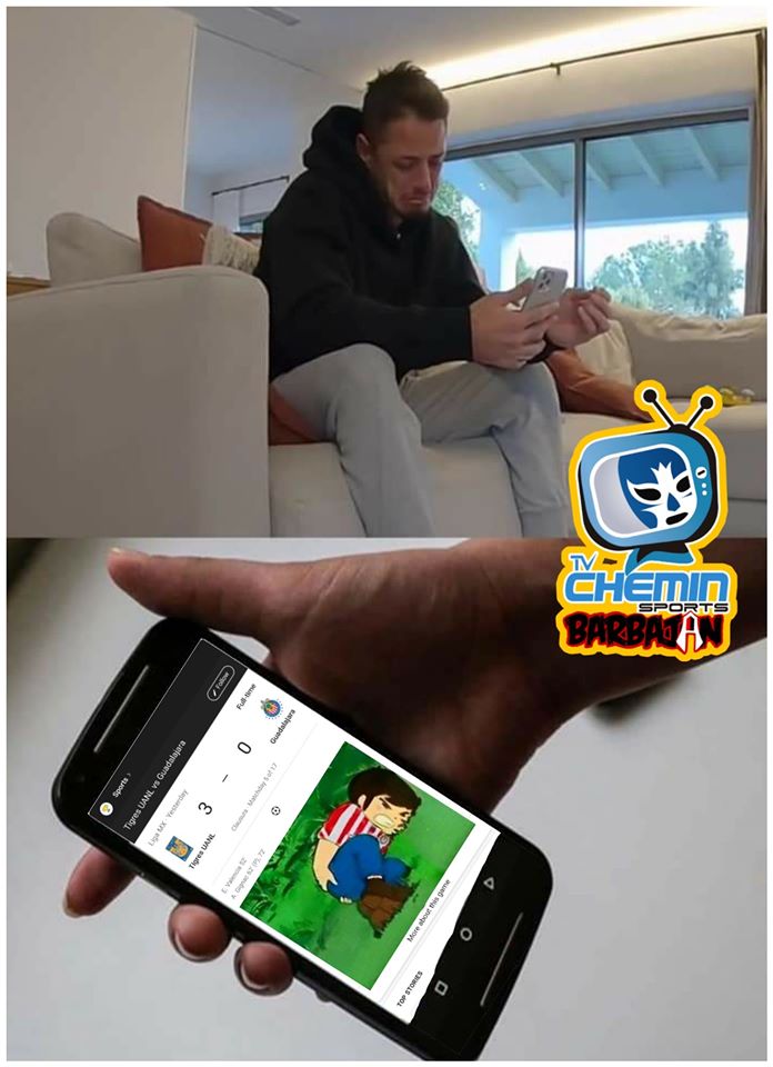 Hasta Chicharito llora con la caída libre del Rebaño.