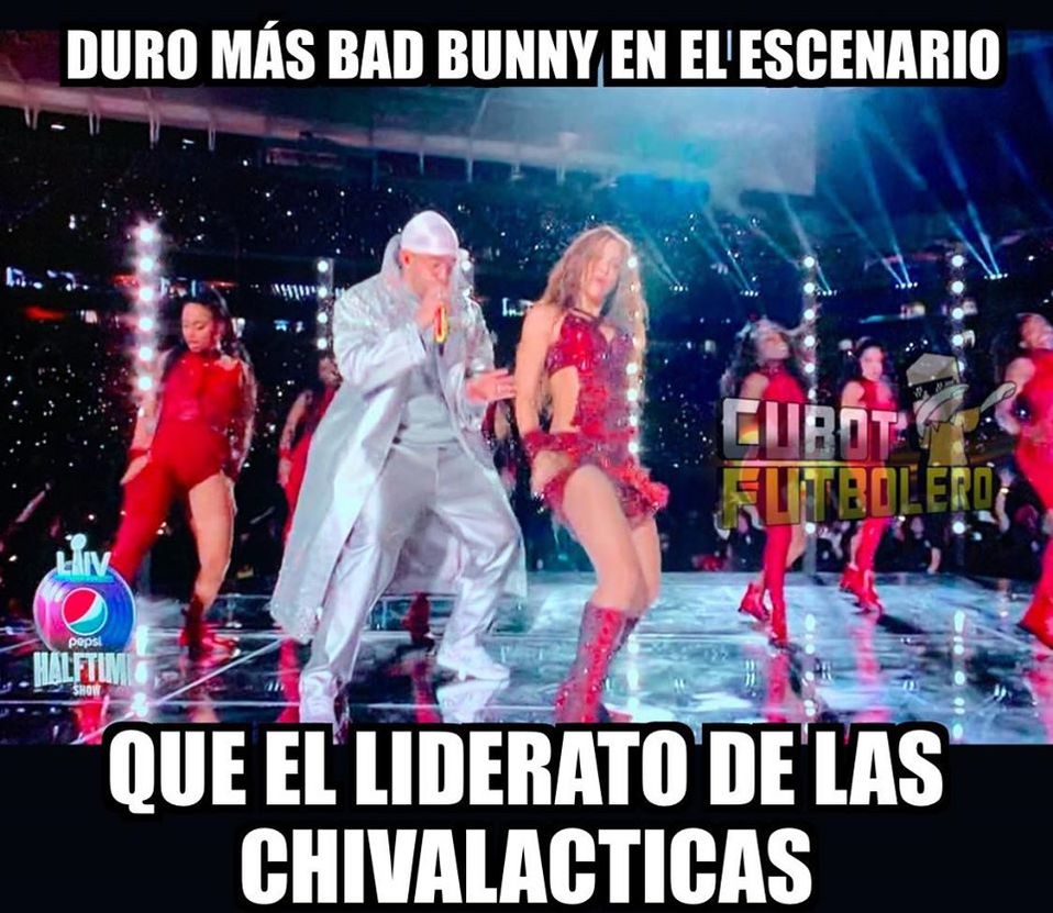 ¡Hasta Bad Bunny duró más en el Super Bowl que las Súper Chivas en la cima!