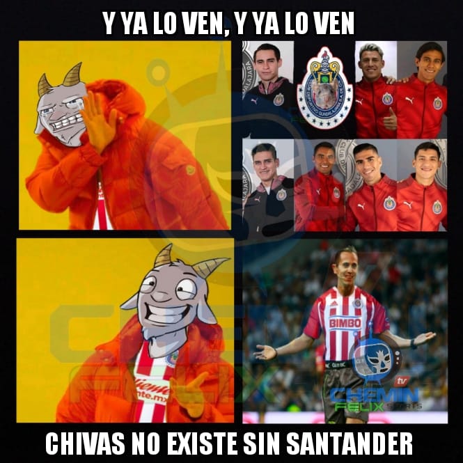 Repasón de Tigres a Chivas que por supuesto genera burlas en los memes.
