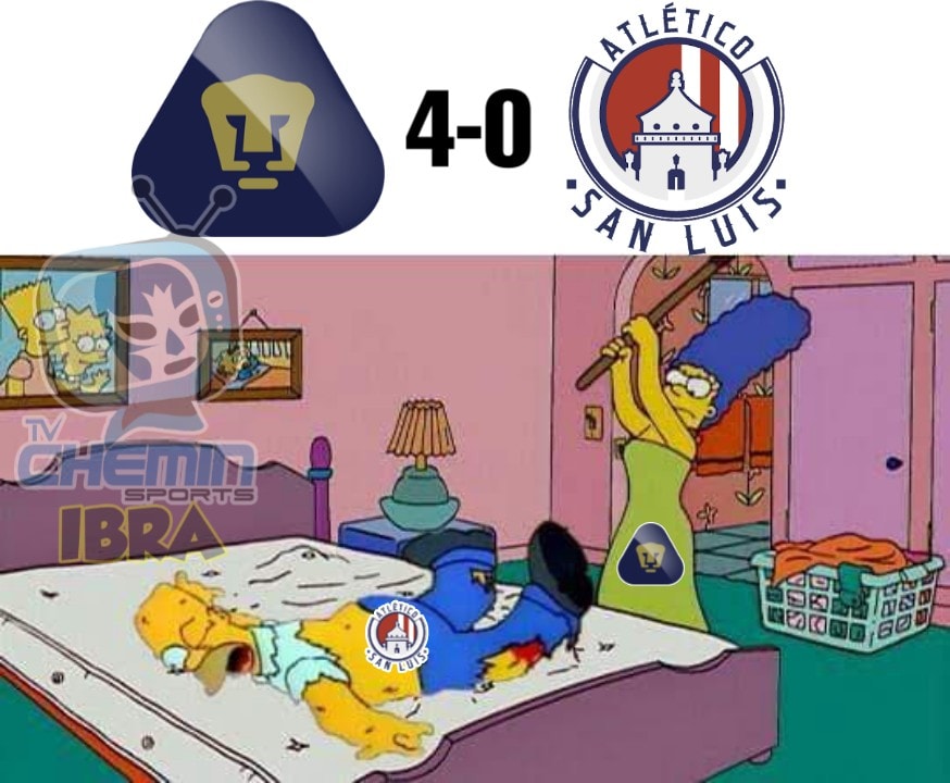 ¡Qué madrina! Pumas le puso una arrastrada al San Luis en C.U.