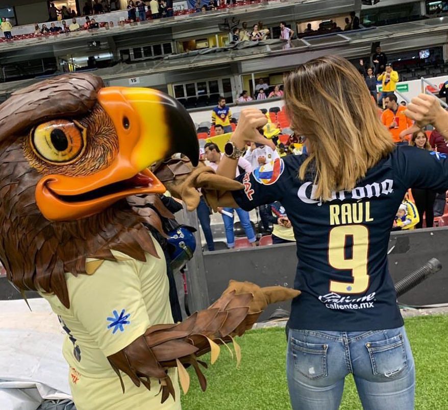 Daniela era seguidora del América desde antes de conocer al goleador.