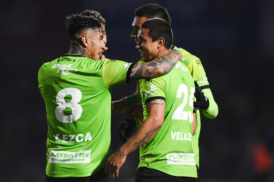 Víctor Velázquez (25) marcó el primero de Juárez. (Foto: Imago7)