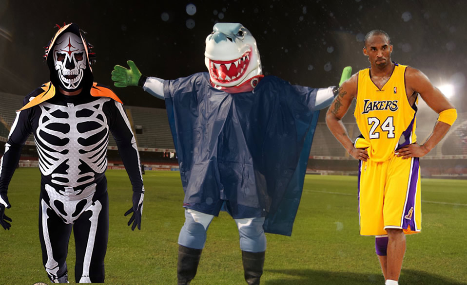 La mascota de Veracruz le rindió homenaje a La Parka y Kobe Bryant (FOTO: Twitter)