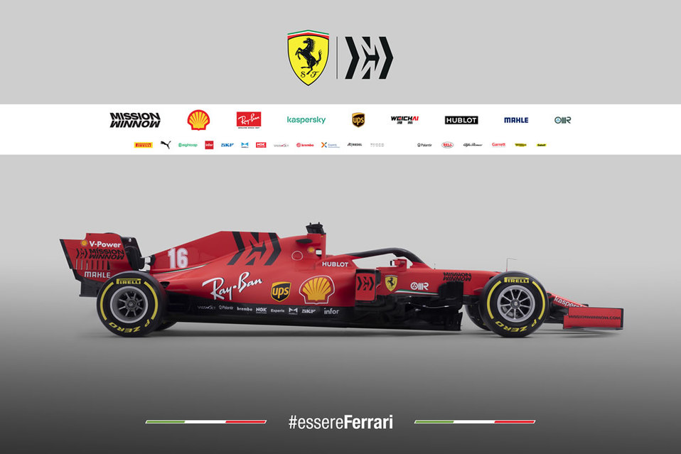 Ferrari descubrió este martes en Reggio Emilia (norte de Italia) su nuevo monoplaza, el SF1000. (AFP)