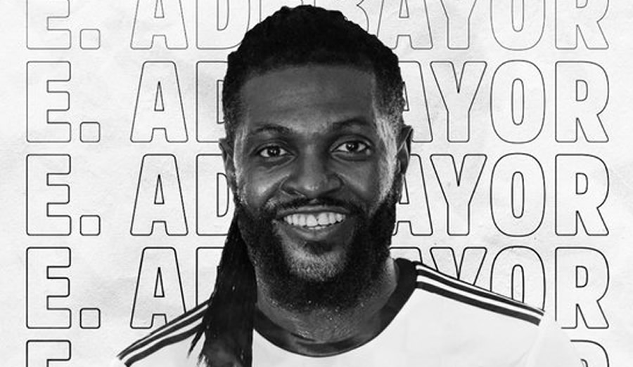 Olimpia anuncia fichaje de Adebayor (FOTO: Twitter)