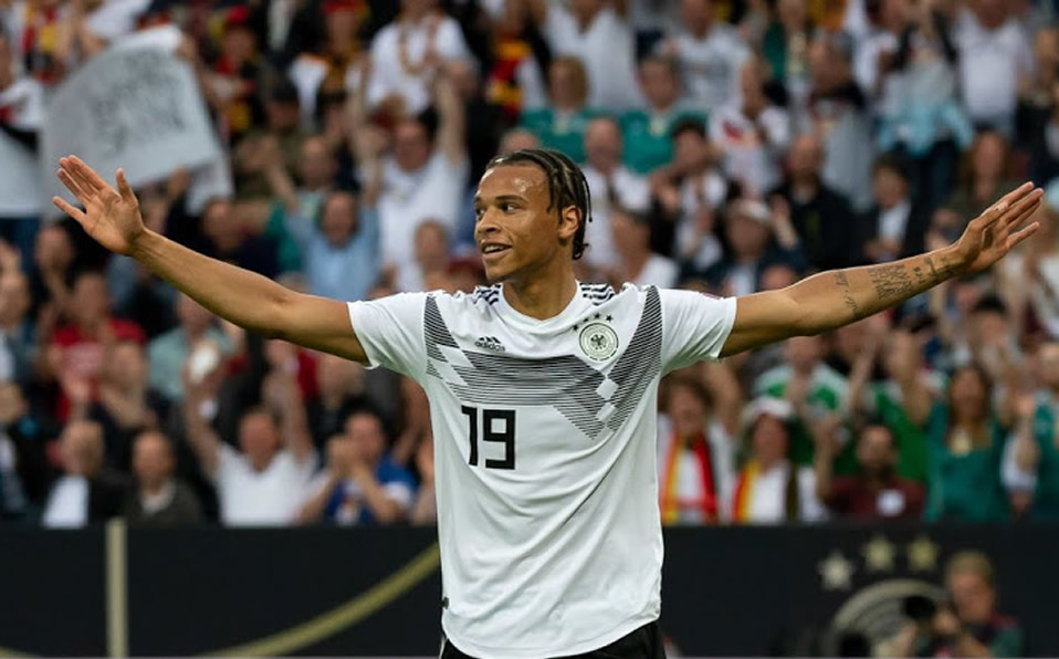 Leroy Sané querrá sacarse la espina de no asistir al Mundial de Rusia 2018. (AFP)