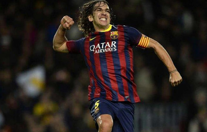Carles Puyol fue capitán de la época dorada del Barcelona, el único club para el que jugó en 16 años.