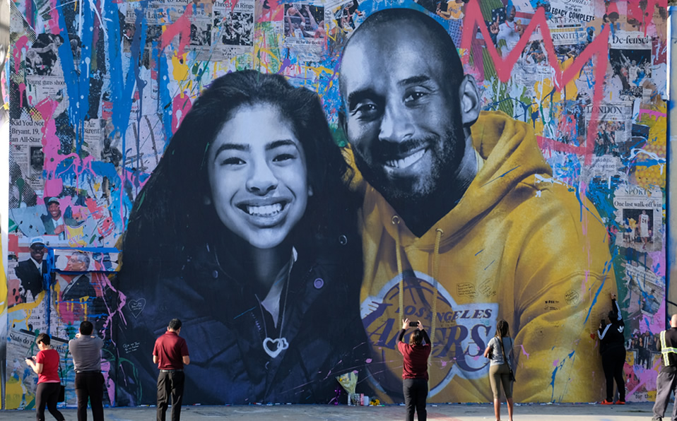 Kobe Bryant y su hija Gianna fueron enterrados el pasado 7 de febrero (AFP)