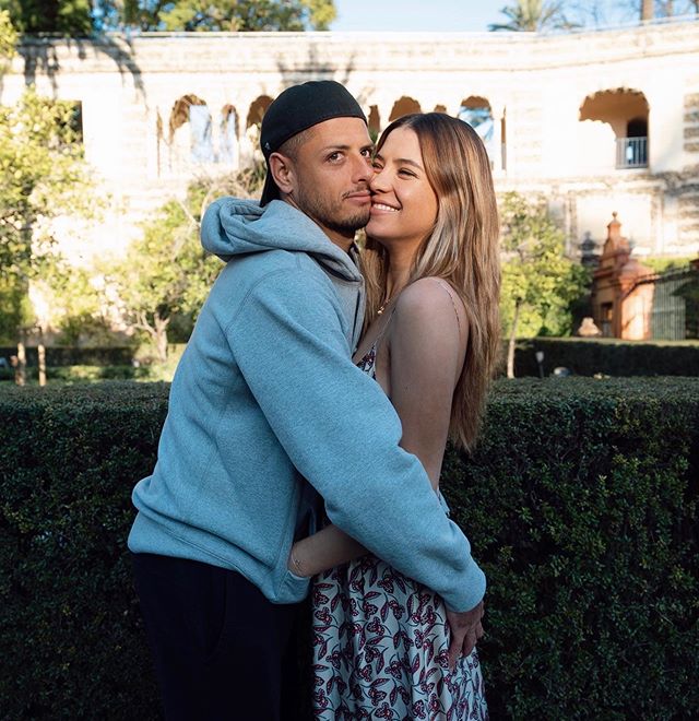 Chicharito y Sarah Kohan. (Foto: Instagram Sarah Kohan)
