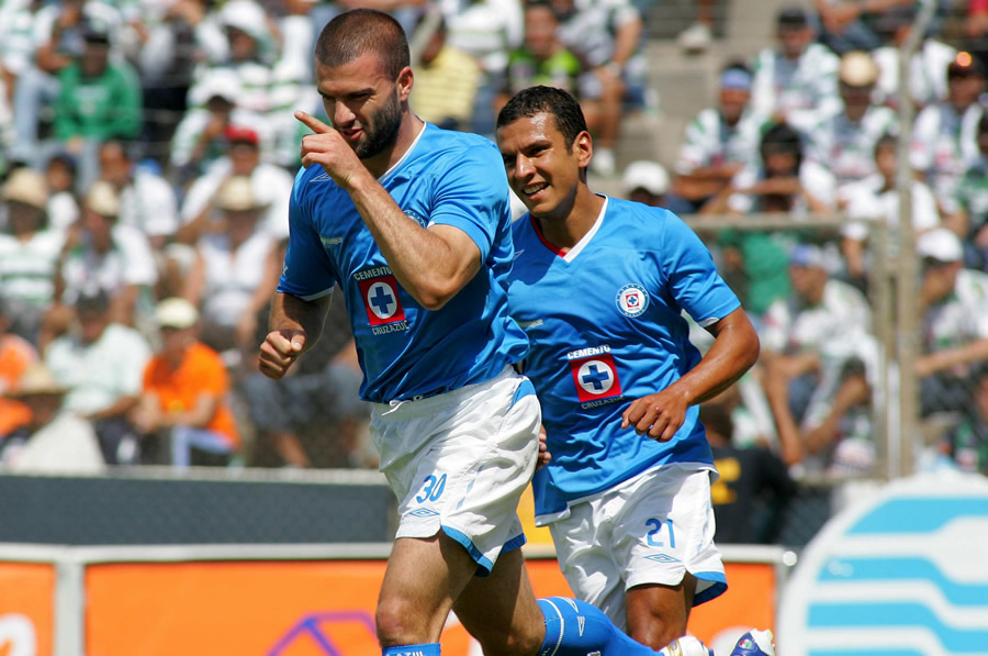 Emanuel Villa y Jaime Lozano en Cruz Azul. (Foto: Mexsport)