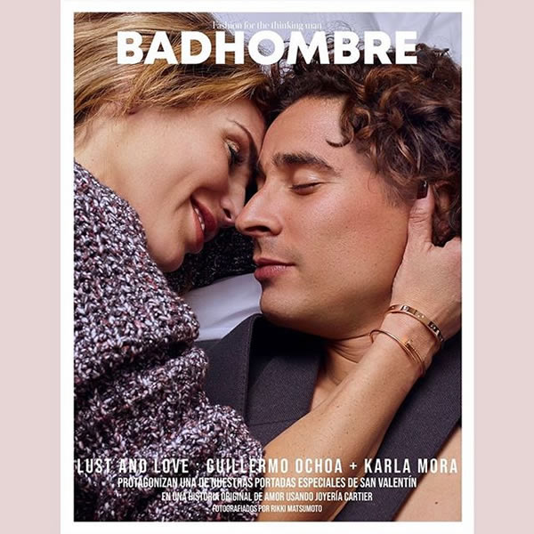 Memo Ochoa presumió una portada en la que salió con su esposa.