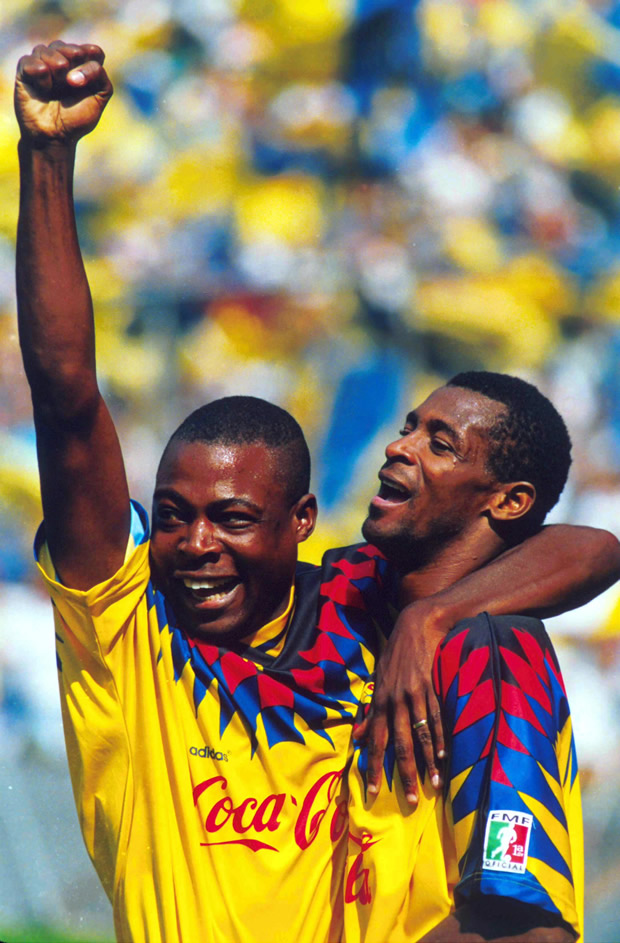 Kalusha y Biyik en América. (Foto: Mexsport)