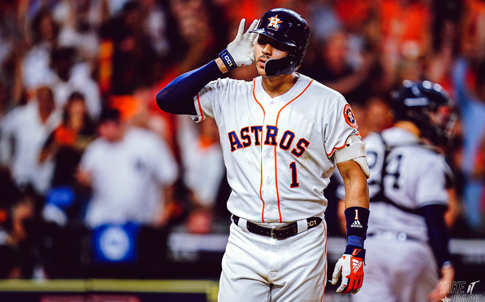 Correa y Altuve guiaron a los Astros a ganar la Serie Mundial de 2017. (Foto: @Astros)